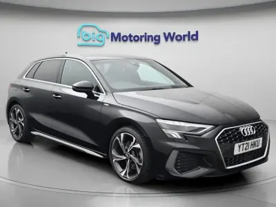Used Audi A3 Sportback S-Line 110 HP (80 kW) 2021 Black Hatchback