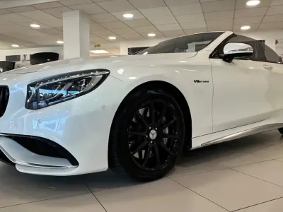 Used Mercedes S63 AMG 577 HP (424 kW) 2017 White Cabriolet