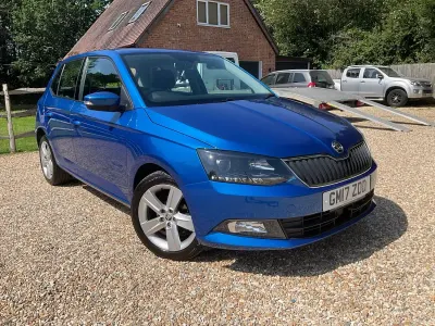 Used Skoda Fabia SE L 2017 Blue Hatchback