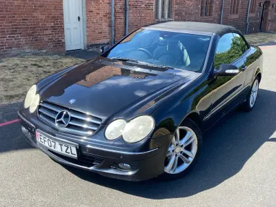 Used Mercedes CLK280 Avantgarde 2007 Black Cabriolet