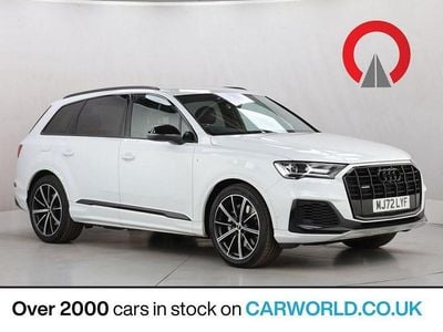 White Used 2022 Audi Q7 Black Edition SUV | £37,044 (Good price)