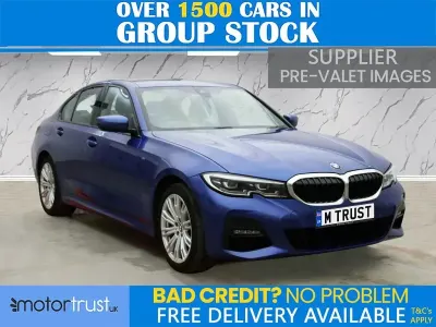 Used BMW 330e M Sport 292 HP (214 kW) 2020 Blue Sedan