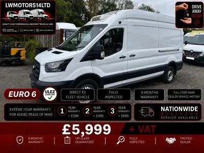 Used Ford Transit 130 HP (95 kW) 2021 White Van