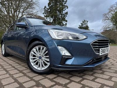 Used Ford Focus Titanium 125 HP (91 kW) 2018 Blue Hatchback