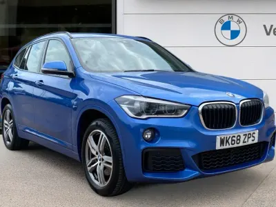 Used BMW X1 M Sport 190 HP (139 kW) 2018 Estoril blue SUV