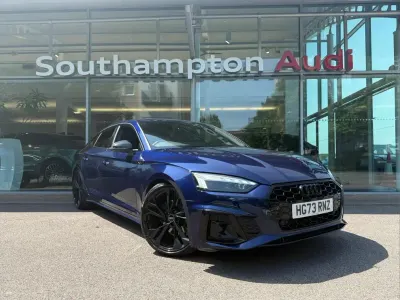 Used Audi A5 Black Edition 161 HP (118 kW) 2024 Blue Hatchback