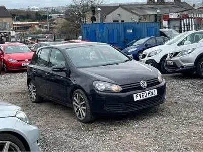 Used VW Golf VI S 105 HP (77 kW) 2010 Black Hatchback