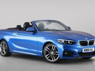 Used BMW 218 M Sport 150 HP (110 kW) 2018 Blue Cabriolet