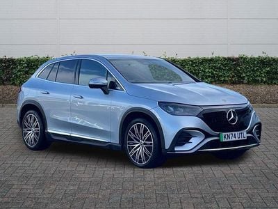 Used Mercedes EQE350 AMG line 214 kW (292 HP) 2024 Metallic paint hightech silver SUV