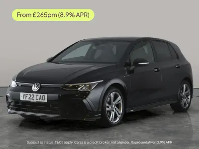 Used VW Golf VIII R-line 150 HP (110 kW) 2022 Black Hatchback