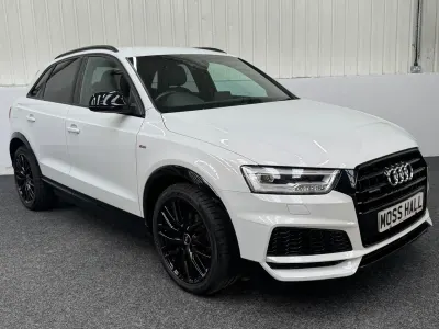 Used Audi Q3 Black Edition 180 HP (132 kW) 2017 White SUV