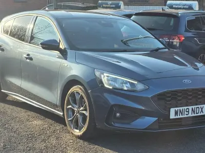 Used Ford Focus ST-Line 125 HP (91 kW) 2019 Blue Hatchback