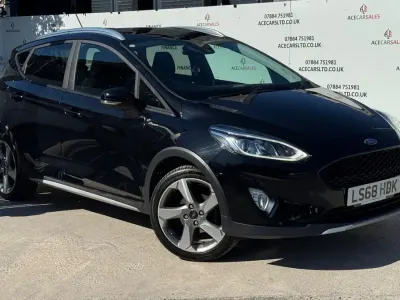 Used Ford Fiesta Active 100 HP (73 kW) 2018 Black Hatchback