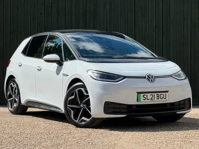 Used VW ID.3 Pro 150 kW (204 HP) 2021 White Hatchback