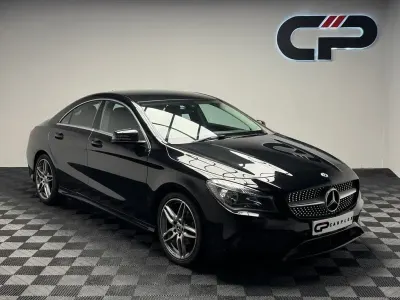 Used Mercedes CLA180 AMG line 122 HP (89 kW) 2019 Black Sedan