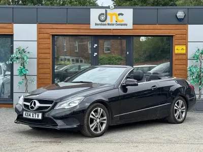 Used Mercedes E220 SE 2014 Black Cabriolet