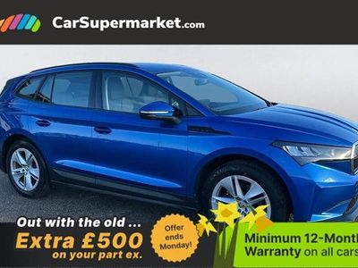 Used Skoda Enyaq iV ecoSuite 131 kW (179 HP) 2022 Blue SUV