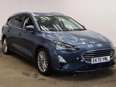 Used Ford Focus Titanium X 120 HP (88 kW) 2020 Blue Estate