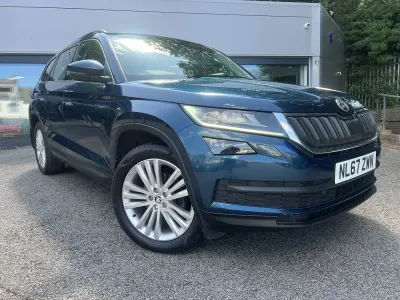 Used Skoda Kodiaq SE L 150 HP (110 kW) 2017 Blue SUV