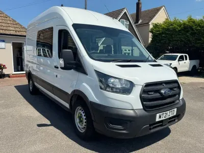 Used Ford Transit S 130 HP (95 kW) 2021 White Van