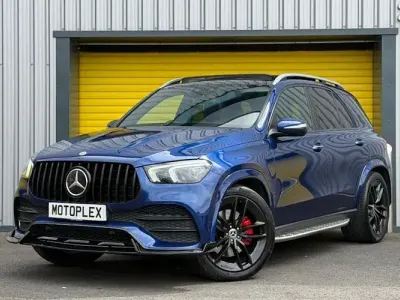 Used Mercedes GLE350 AMG line 272 HP (200 kW) 2021 Blue SUV