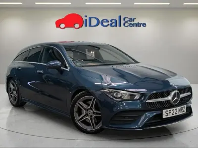 Usado Mercedes CLA200 Shooting Brake AMG line 2022 Azul Carrinha