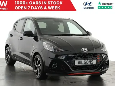 New Hyundai i10 N Line 2026 Black Hatchback