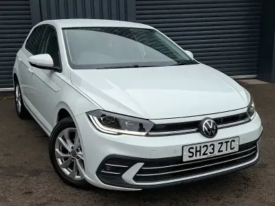 Used VW Polo Style 95 HP (69 kW) 2023 White Hatchback