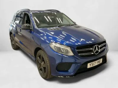 Used Mercedes GLE250 AMG line 204 HP (150 kW) 2017 Blue SUV