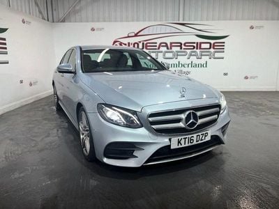Silver Used 2016 Mercedes E220 AMG line Sedan | £12,299 (Fair price)