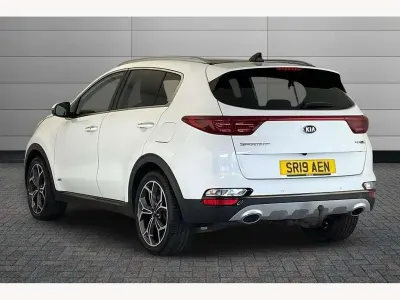 Used Kia Sportage GT-Line S 182 HP (133 kW) 2019 White SUV