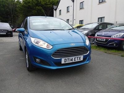 Used Ford Fiesta Zetec 82 HP (60 kW) 2014 Blue Hatchback