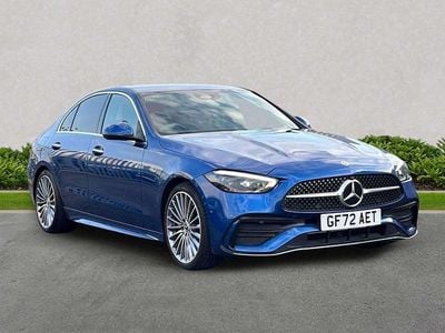 Used Mercedes C200 AMG Line Premium 2022 Blue Sedan