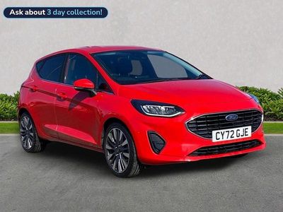 Used Ford Fiesta Titanium X 125 HP (91 kW) 2023 Red Hatchback