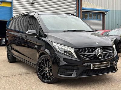 Black Used 2022 Mercedes V300 AMG line MPV | £49,995 (Fair price)