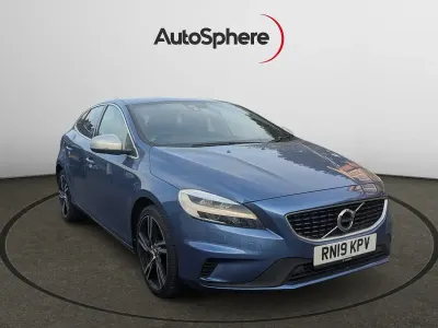 Used Volvo V40 R-Design 2019 Blue Hatchback