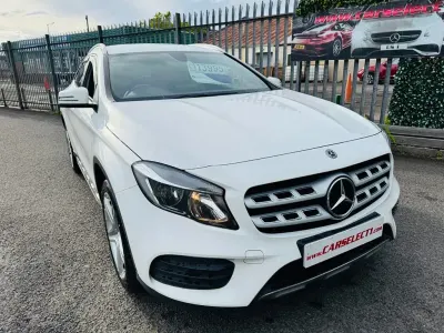 Begagnad Mercedes GLA200 AMG line 136 HK (100 kW) 2018 Vit SUV