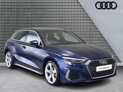 Used Audi A3 S-Line 147 HP (108 kW) 2023 Blue Sedan