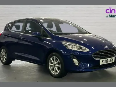 Used Ford Fiesta Zetec 100 HP (73 kW) 2018 Blue Hatchback