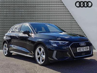 Used Audi A3 S-Line 147 HP (108 kW) 2022 Black Sedan