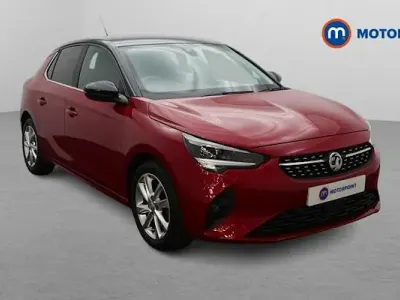 Used Vauxhall Corsa Elite 101 HP (74 kW) 2021 Red Hatchback