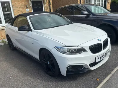 Used BMW 220 M Sport 2015 White Cabriolet