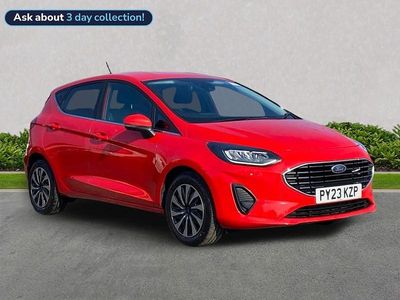 Used Ford Fiesta Titanium 100 HP (73 kW) 2023 Red Hatchback