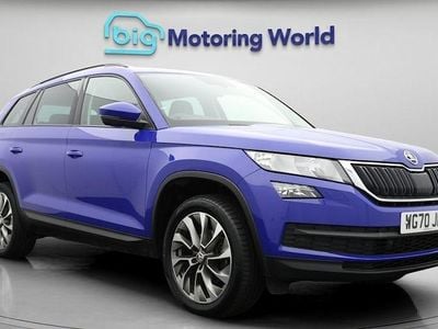 Used Skoda Kodiaq SE Drive 150 HP (110 kW) 2021 Blue SUV