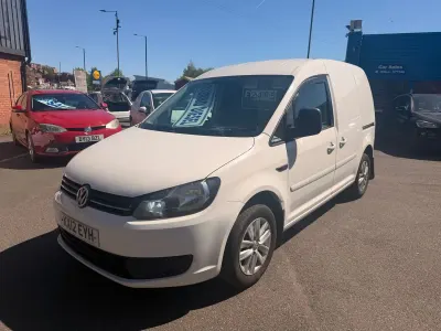 Used VW Caddy 102 HP (75 kW) 2012 White MPV