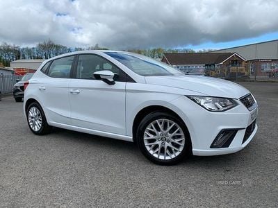 Begagnad Seat Ibiza SE Technology 95 HK (69 kW) 2020 Vit Halvkombi