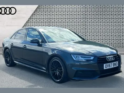 Used Audi A4 Black Edition 190 HP (139 kW) 2018 Grey Sedan