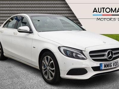 White Used 2016 Mercedes C350e Premium Plus Sedan | £8,990 (Fair price)
