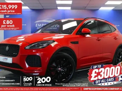 Used Jaguar E-Pace Chequered Flag 200 HP (147 kW) 2019 Red SUV