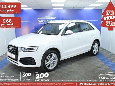 White Used 2015 Audi Q3 S-Line SUV | £13,499 (Fair price)